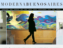 Tablet Screenshot of modernabuenosaires.org